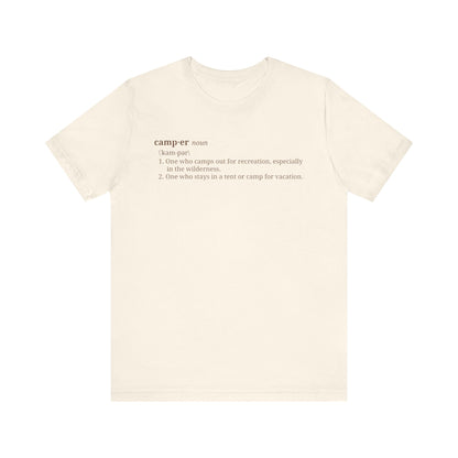 Camper Definition Tee - 9 colors