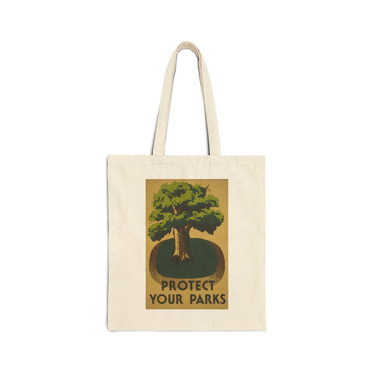 Protect Your Parks Cotton Canvas Tote Bag - 2 colors