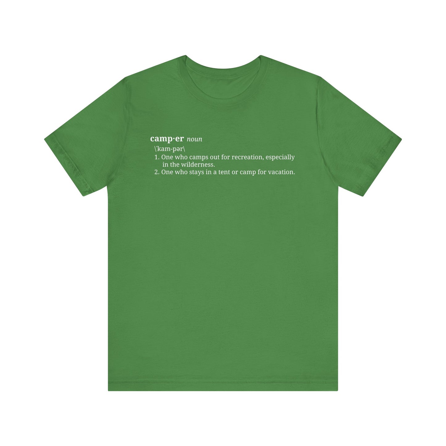 Camper Definition Tee - 9 colors