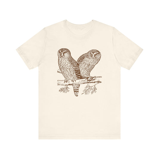 Owl Duo Short Sleeve Tee - 7 colors