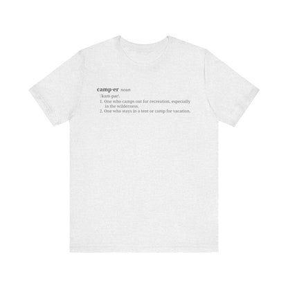 Camper Definition Tee - 9 colors