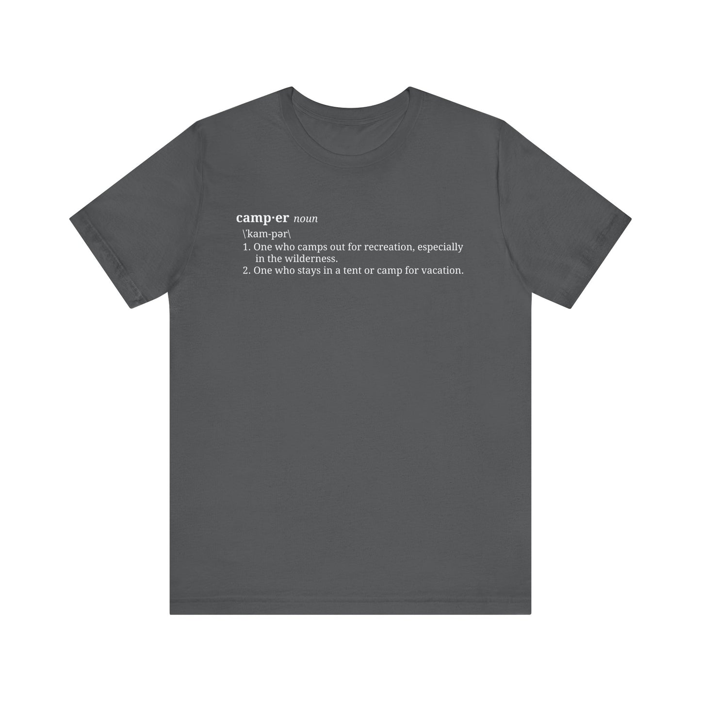 Camper Definition Tee - 9 colors