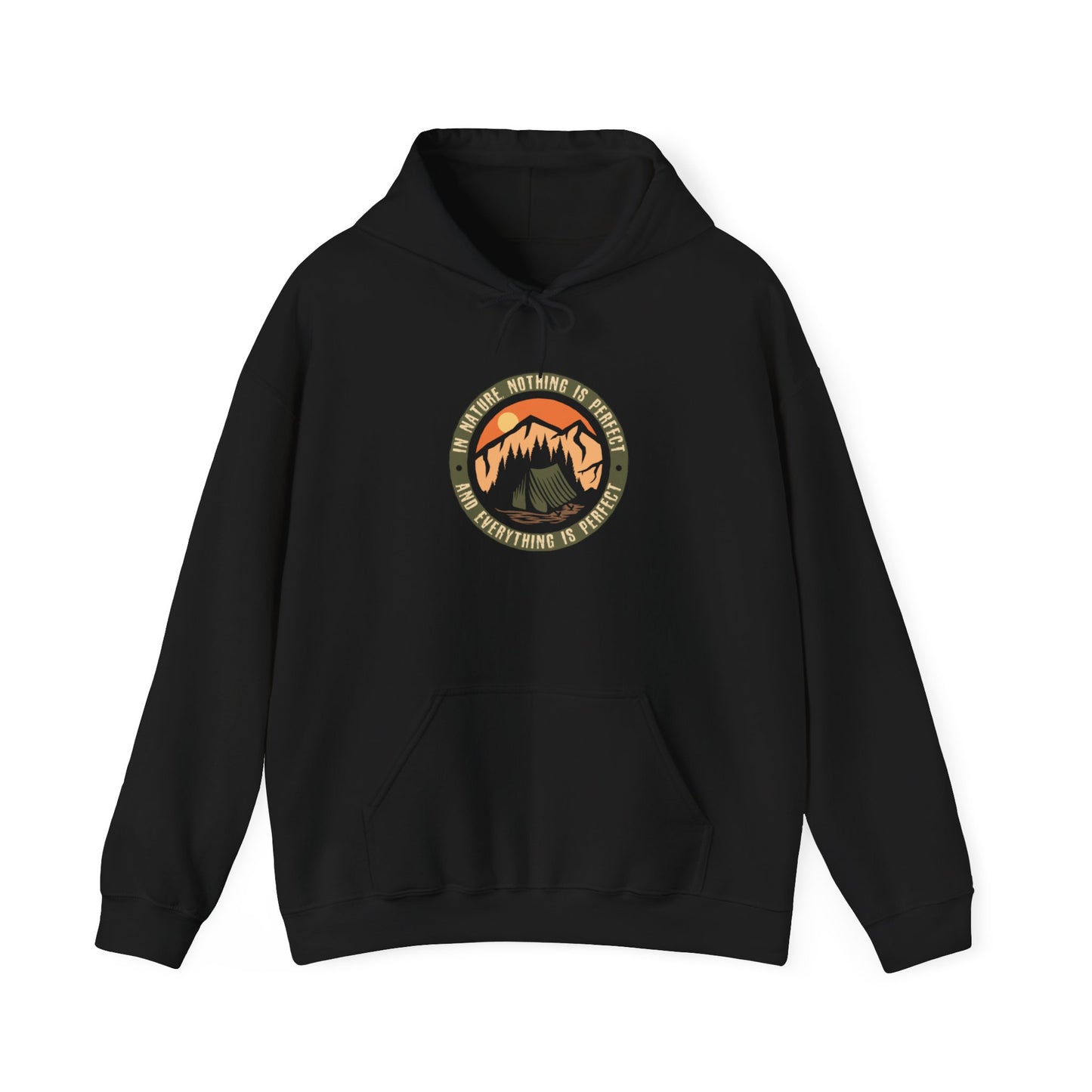 In Nature Everything is Perfect Heavy Blend™ Hooded Sweatshirt