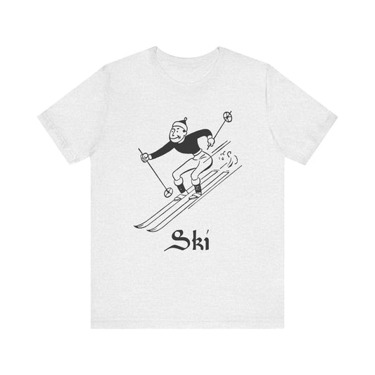 Retro Ski Guy Short Sleeve Tee - 7 colors