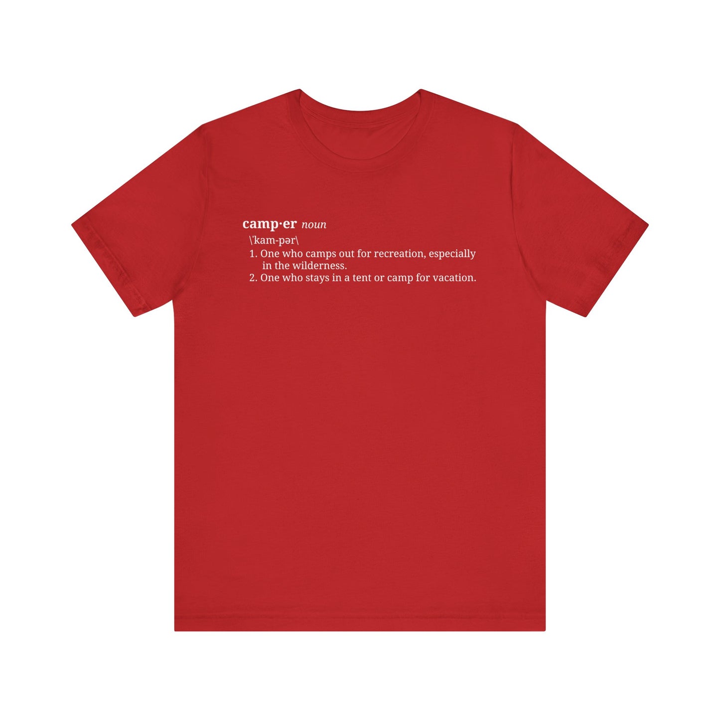 Camper Definition Tee - 9 colors